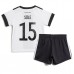 Cheap Germany Niklas Sule #15 Home Football Kit Children World Cup 2022 Short Sleeve (+ pants)